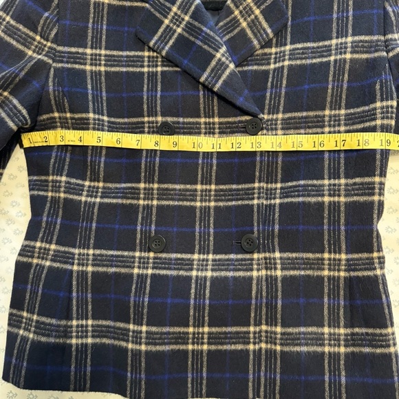 Jones New York 100% Wool Double-Breasted Size 12 Coat - Picture 6 of 10